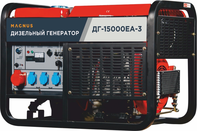Генератор дизельный Magnus ДГ15000EA-3 с возм. подкл. ATS в Екатеринбурге